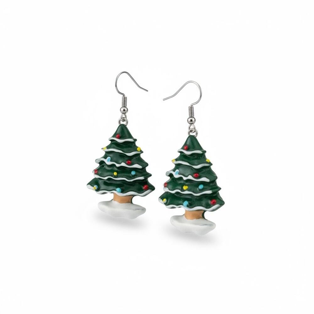 Christmas‎ Tree Earrings